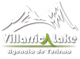 Logo Blanco villarrica lake