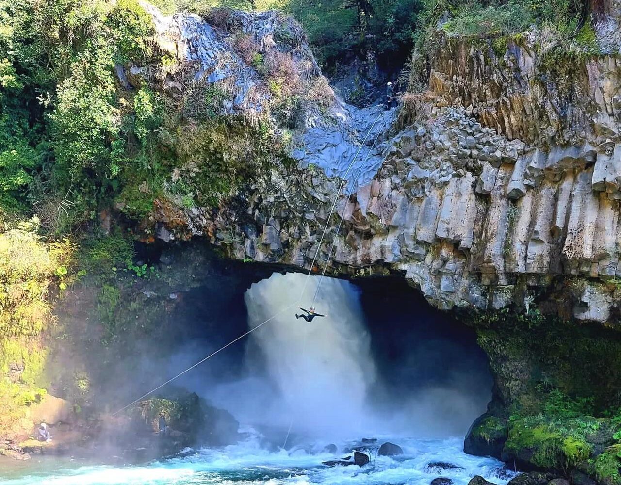 canyoning los mellizos Pucon